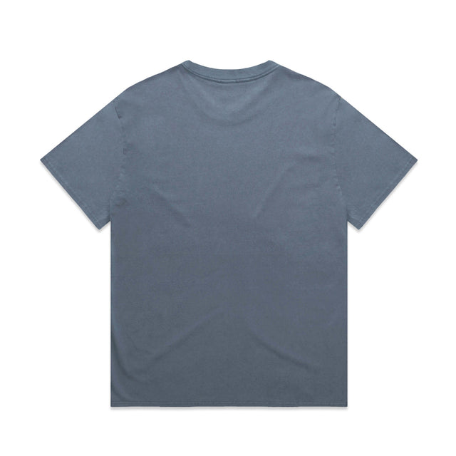 ACID Heavyweight Faded Tee in Faded Indigo, back