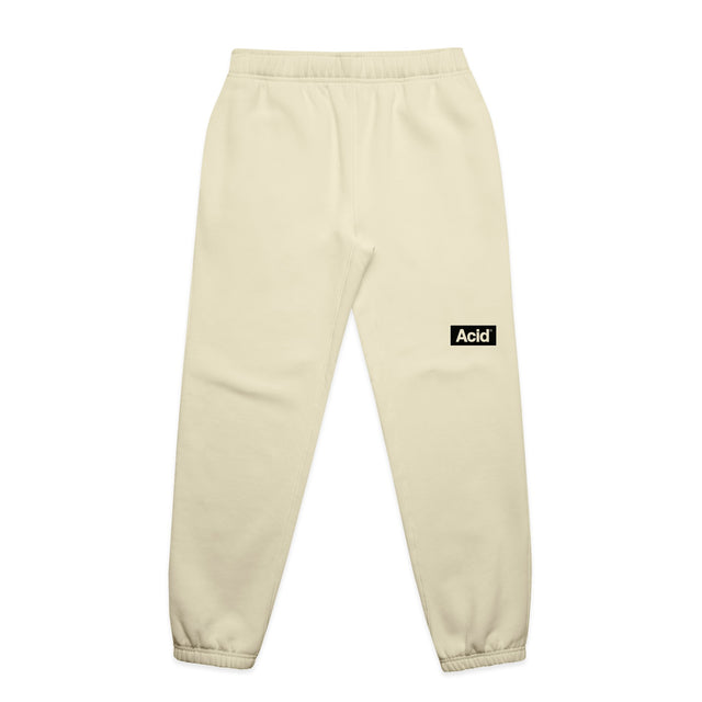 ACID Relaxed Fleece Joggers in Butter, front