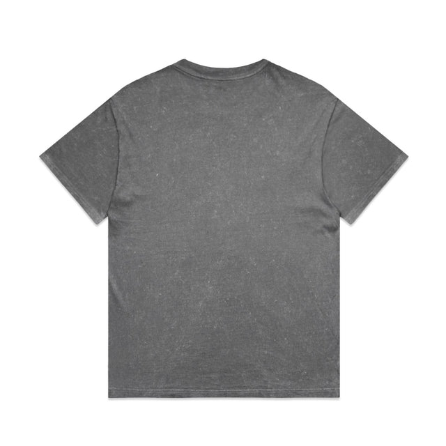 ACID Stone Wash Heavyweight Tee in Coal, back