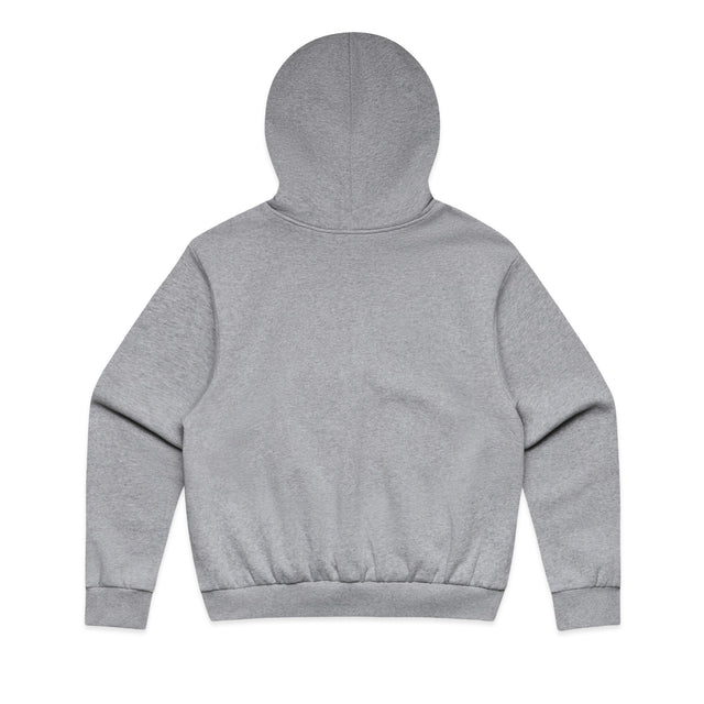 ACID Heavyweight Box Hoodie in Athletic Heather, back