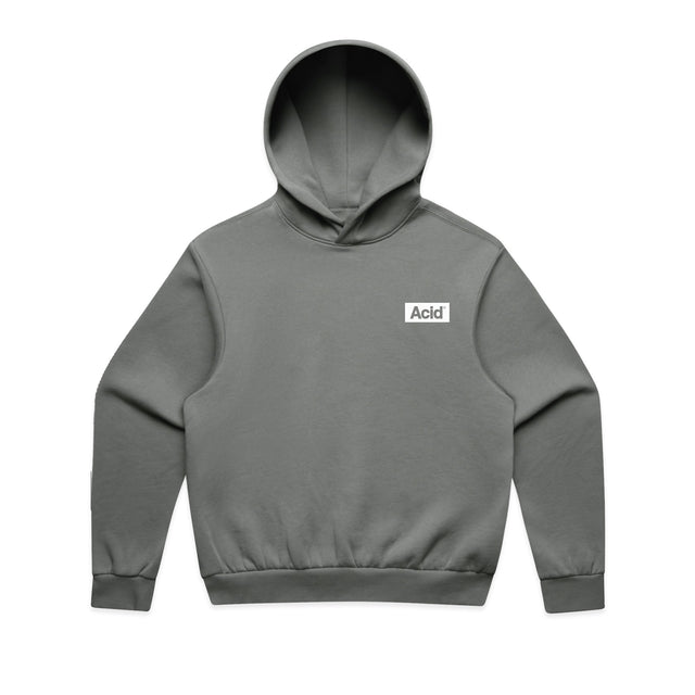 ACID Heavyweight Box Hoodie in Shadow, front