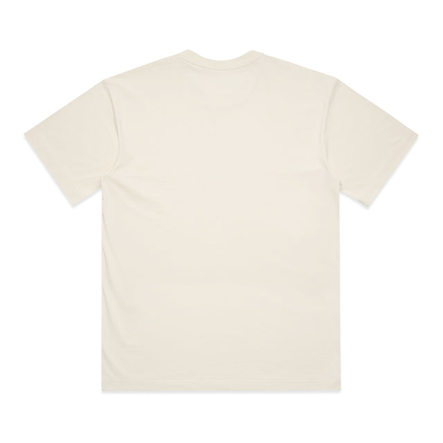 ACID Heavyweight Box Tee in Ecru, back