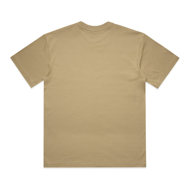 ACID Heavyweight Box Tee in Khaki, back