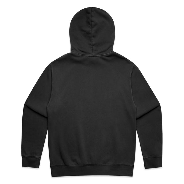 ACID Faded Relaxed Hoodie in Faded Black, back