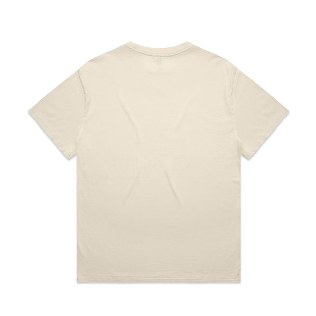 ACID Heavyweight Faded Tee in Faded Ecru, back