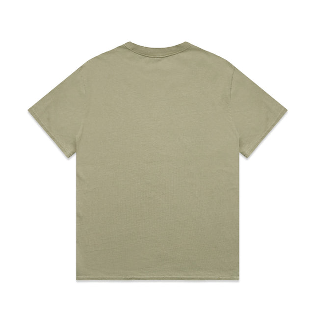 ACID Heavyweight Faded Tee in Faded Eucalyptus, back