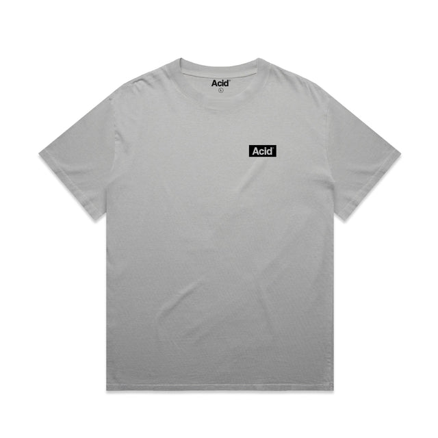 ACID Heavyweight Faded Tee in Faded Storm, front