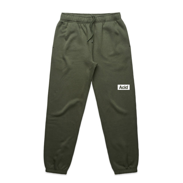 ACID Relaxed Fleece Joggers in Cypress, front