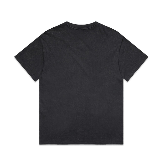ACID Stone Wash Heavyweight Tee in Black Stone, back