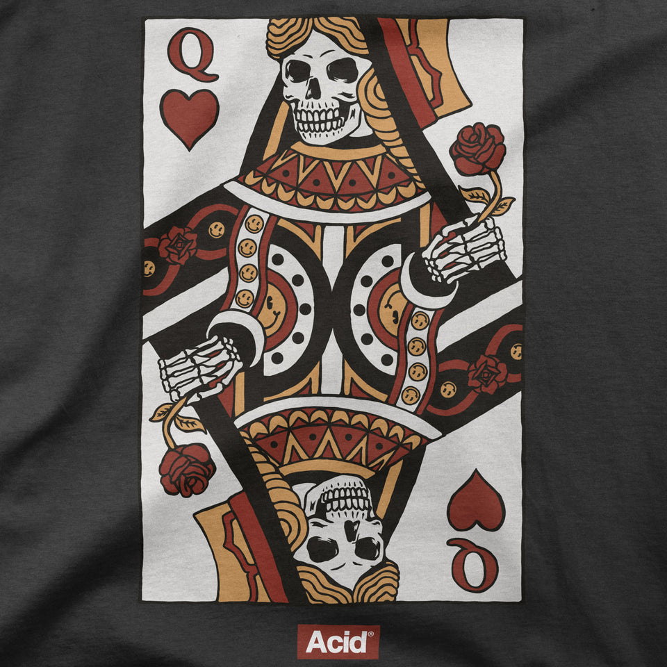 Skull Queen Black - Printed T-Shirt Detail