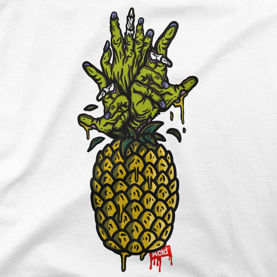 Zombie Pineapple - Printed T-Shirt Detail